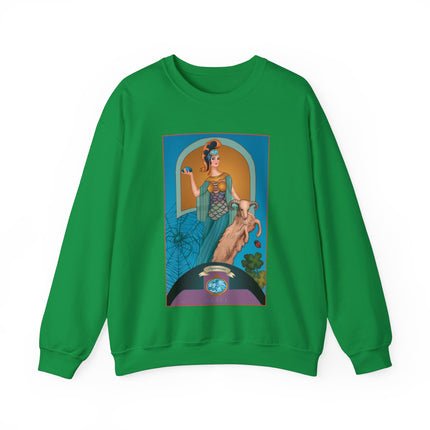 March & Aquamarine (Gem Series) by Sofia Chiostri Unisex Heavy Blend™ Crewneck Sweatshirt