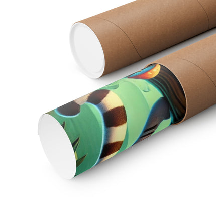 🐅🌿 Silent Stripes Matte Vertical Poster – Mystery, Stealth & Jungle Majesty