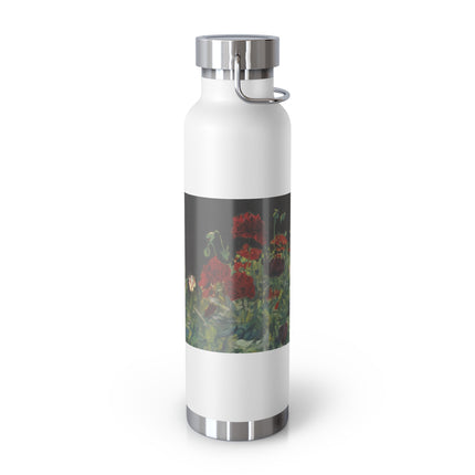 Poppies (A Study of Poppies for Carnation, Lily, Lily, Rose) by John Singer Sargent Copper Vacuum Insulated Bottle, 22oz