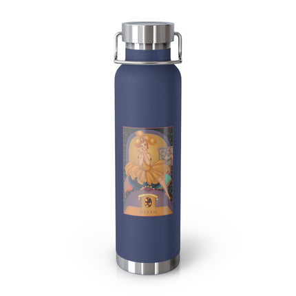 November & Topaz (from the Gem Series) by Sofia Chiostri Copper Vacuum Insulated Bottle, 22oz