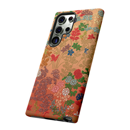 Ornamental Japanese Flower Pattern Phone Cases