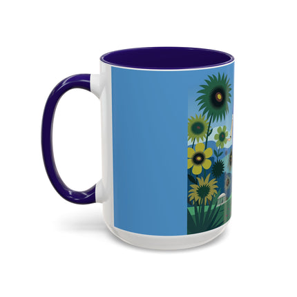 The Secret Language Of Flowers Colorful Mugs – Art Deco Botanical Elegance