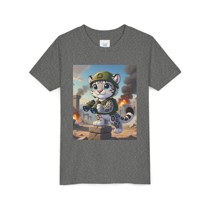 Snow Leopard Lookout Youth Short Sleeve Tee