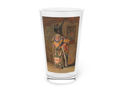 A Buddhist Lama at a Feast at Pemionchi Monastery by Vasily Vereshchagin Glass, 16oz