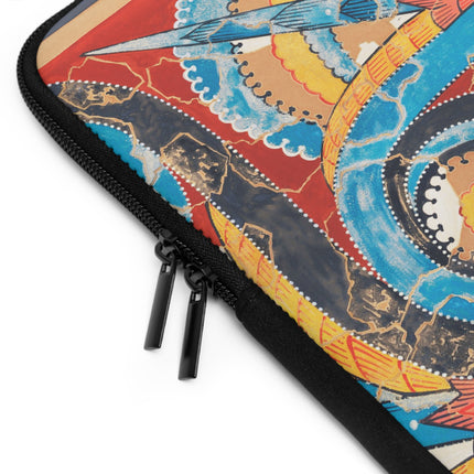 Reproduction of S-Spiral Frieze by Emile Gilliéron Laptop Sleeve
