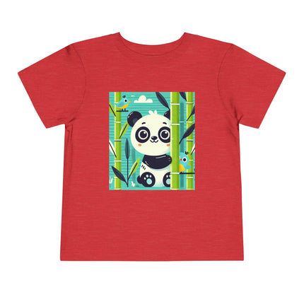 Bamboo Panda Friends Toddler Short Sleeve Tee