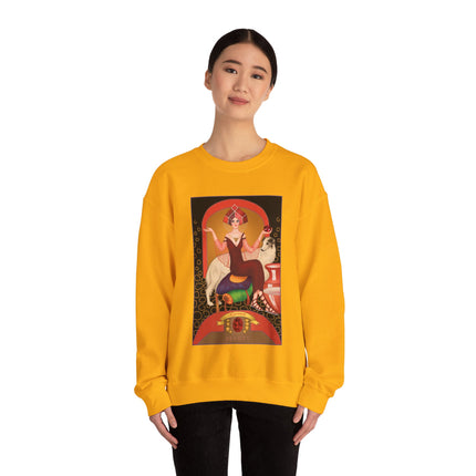 January & Garnet (from the Gem Series) by Sofia Chiostri Heavy Blend™ Crewneck Sweatshirt