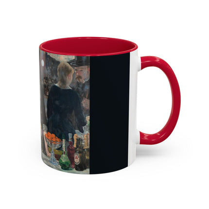 A Bar at the Folies-Bergère by Edouard Manet Colorful Mugs (11oz, 15oz)