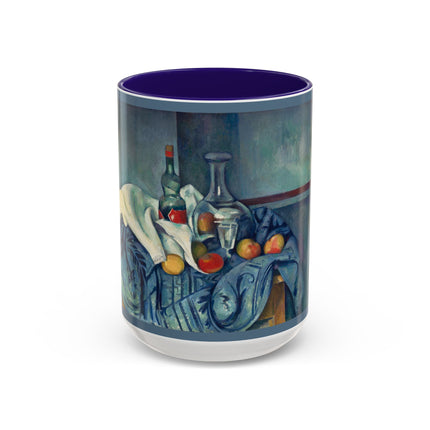 The Peppermint Bottle by Paul Cézanne Colorful Mugs (11oz, 15oz)