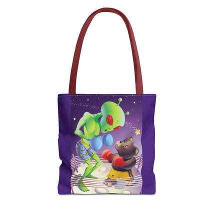 Cosmic Clash Tote Bag (AOP)