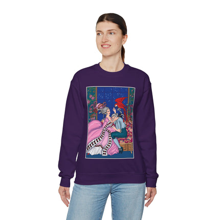 The Jealous Parrot by George Barbier Heavy Blend™ Crewneck Sweatshirt