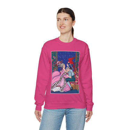 The Jealous Parrot by George Barbier Heavy Blend™ Crewneck Sweatshirt
