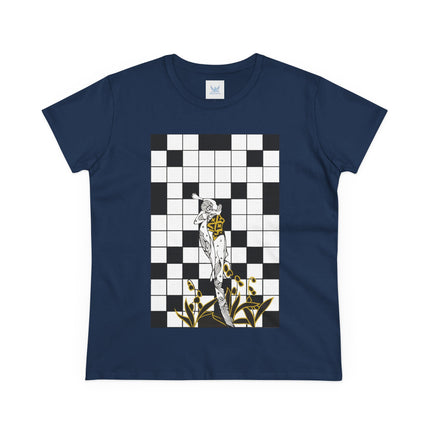The Crossword Women's Midweight Cotton Tee