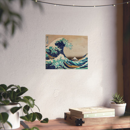 The Great Wave off Kanagawa by Katsushika Hokusai Matte Horizontal Posters