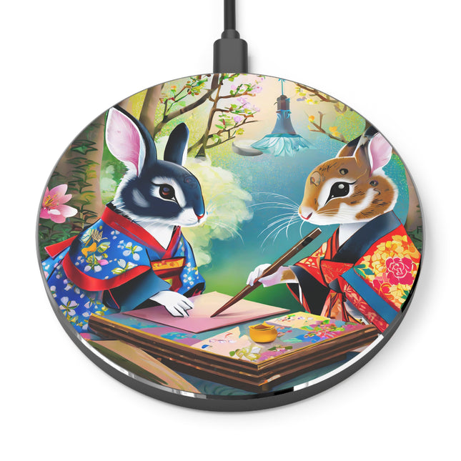 Fairy Animals Writing Wishes Wireless Charger