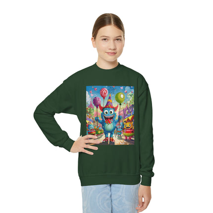 Monster Parade Madness Youth Crewneck Sweatshirt