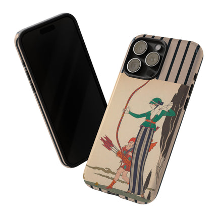 L'Arc Rouge by George Barbier Phone Cases