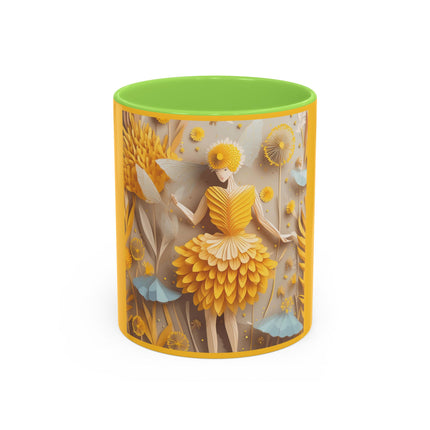 Dandelion Fairy Colorful Mugs (11oz, 15oz)