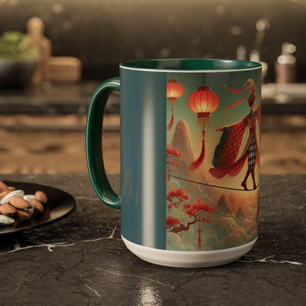 The Lantern Walker Colorful Mugs (11oz, 15oz)