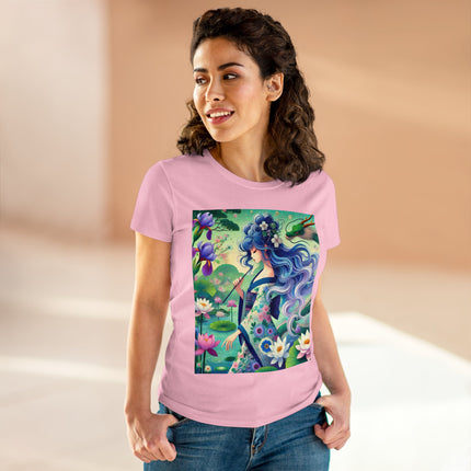 Fairy of the Koi Pond Cotton Tee