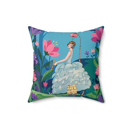 🌸🦩 The Lady Of The Fantastical Garden Scented Soy Candle – Art Deco Floral Whimsy