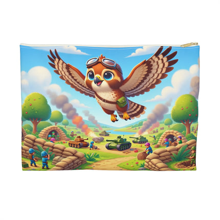 Red-Tailed Hawk in Battle Accessory Pouch – Sky Guardian & Bold Flight