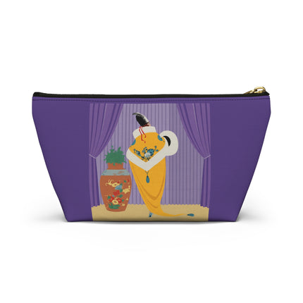 Golden Robe Cosmetic Bag – Elegant Drama & Timeless Sophistication