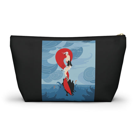 Siren of the Waves Cosmetic Bag – Dramatic Sea Power & Bold Elegance