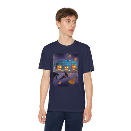 Whimsical Halloween Mischief Youth Competitor Tee