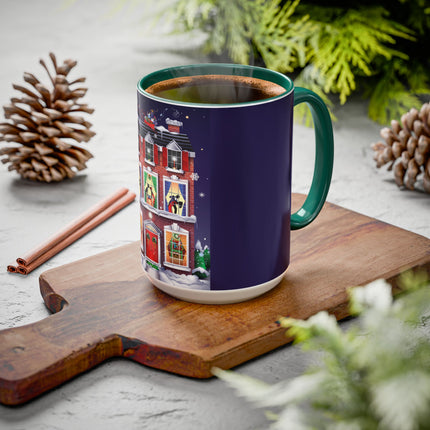 A Christmas Eve Celebration Colorful Mugs (11oz, 15oz)