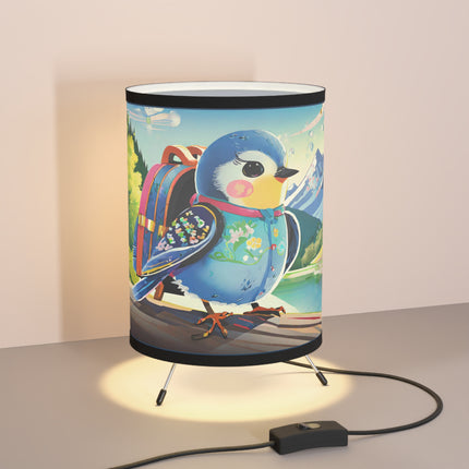 Baby Bluebird Tripod Lamp