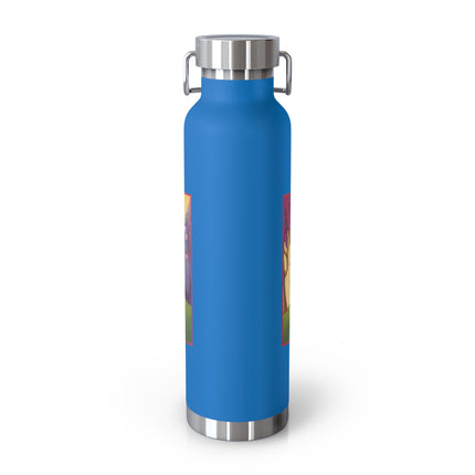 A Dance of Colors and Serenity by Carlo Chiostri Copper Vacuum Insulated Bottle, 22oz