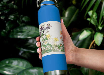 Aquilegia Flower by Tanigami Kônan Copper Vacuum Insulated Bottle, 22oz