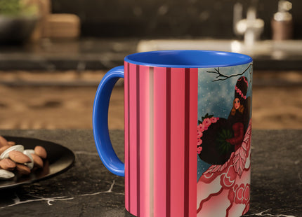 Winter Rose Empress Colorful Mugs (11oz, 15oz)