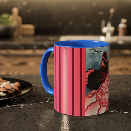 Winter Rose Empress Colorful Mugs (11oz, 15oz)