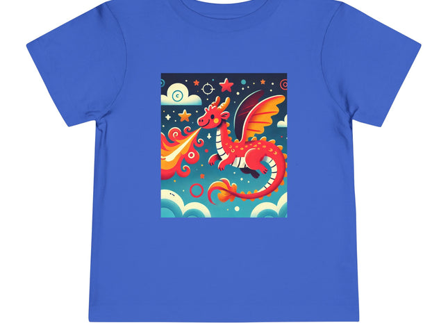 Starry Sky Dragon Toddler Short Sleeve Tee