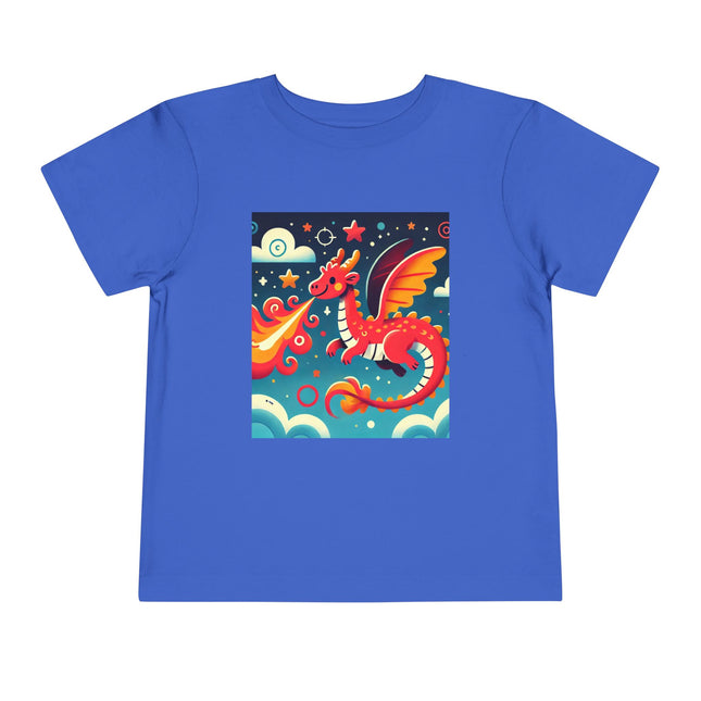 Starry Sky Dragon Toddler Short Sleeve Tee
