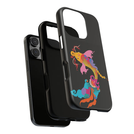 Golden Koi Phone Case – Lucky Swim & Vibrant Fortune