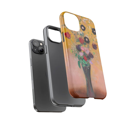 Vase of Flowers by Odilon Redon Phone Cases