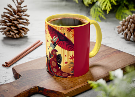 Theatrical Harvest Rabbit Colorful Mugs (11oz, 15oz)