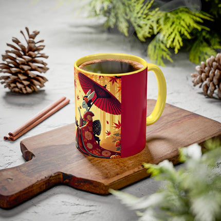 Theatrical Harvest Rabbit Colorful Mugs (11oz, 15oz)