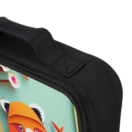 A Playful Red Panda Lunch Bag