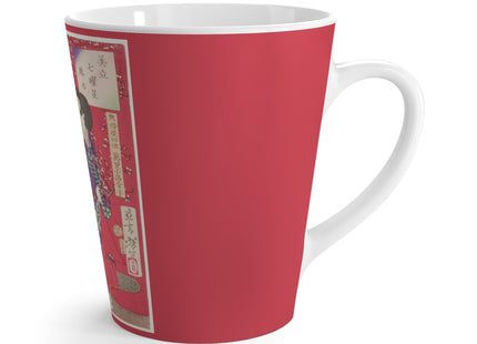 Wood for the Plum Tree by Tsukioka Yoshitoshi Latte Mug