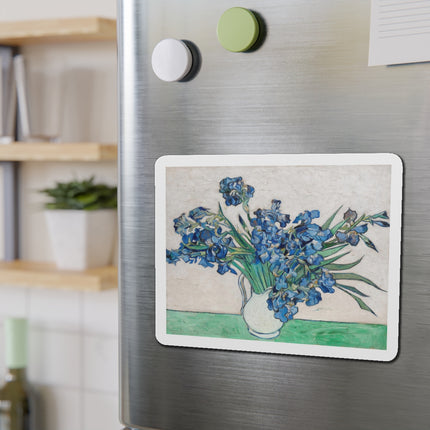 Irises by Vincent Van Gogh Die-Cut Magnets (5 Sizes)