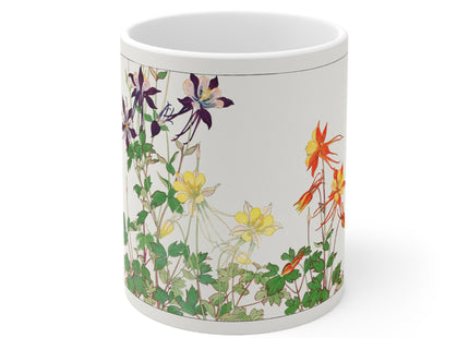 Aquilegia Flower by Tanigami Kônan Ceramic Mug 11oz
