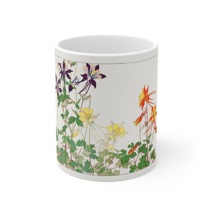 Aquilegia Flower by Tanigami Kônan Ceramic Mug 11oz