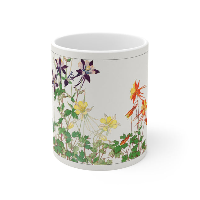 Aquilegia Flower by Tanigami Kônan Ceramic Mug 11oz