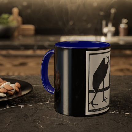 A Lame Marabou by Samuel Jessurun de Mesquita Colorful Mugs, 11oz