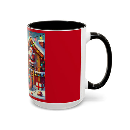 Playful Dragon's Christmas Colorful Mugs (11oz, 15oz)