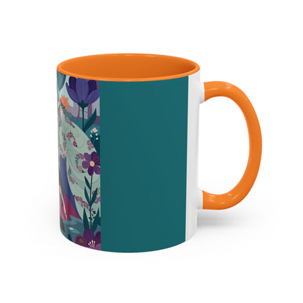 The Ladies Of The Secret Masquerade Colorful Mugs – Art Deco Floral Mystery